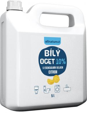 Allnature Vinagre blanco 10% con aroma de limón 5000 ml