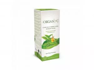Organyc Gel de ducha bio para pieles sensibles e higiene íntima con árbol del té, 250 ml