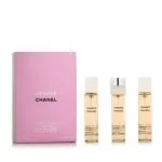 Chanel Chance EDT recarga 2 x 20 ml + EDT recarga con vaporizador 20 ml W