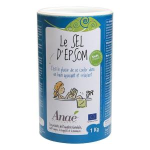 Anaé by Epsom salt (1 kg) - para el baño, el exfoliante y el jardín