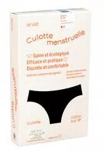 Ecodis Anaé by Menstrual Panties Braga para menstruación ligera - negra M - de algodón orgánico certificado