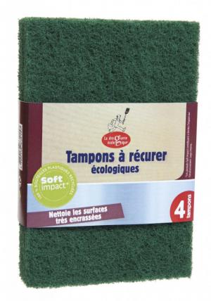 La Droguerie Ecologique de Roughen esponjas para superficies sucias (4 piezas)