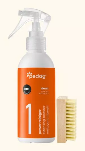 Pedag Juego de cepillo y espuma limpiadora Power Cleaner 200 ml
