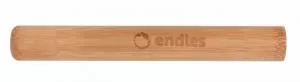 Endles by Econea Estuche de bambú para cepillos de dientes, ideal para viajar