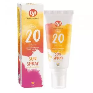 Ey! Protector solar en spray SPF 20 BIO (100 ml) - 100% natural, con pigmentos minerales