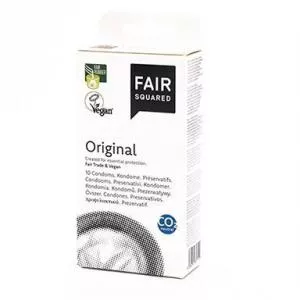 Fair Squared Preservativo Original (10 unidades) - vegano y de comercio justo