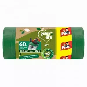FINO Bolsas de basura Green Life Easy pack 27 μm - 60 l (18 uds)