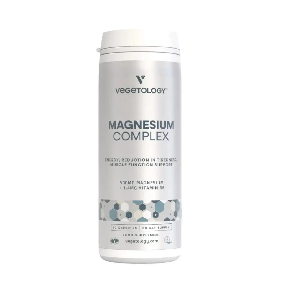 Vegetology Magnesio Complex Vitamina B6, 60 cápsulas