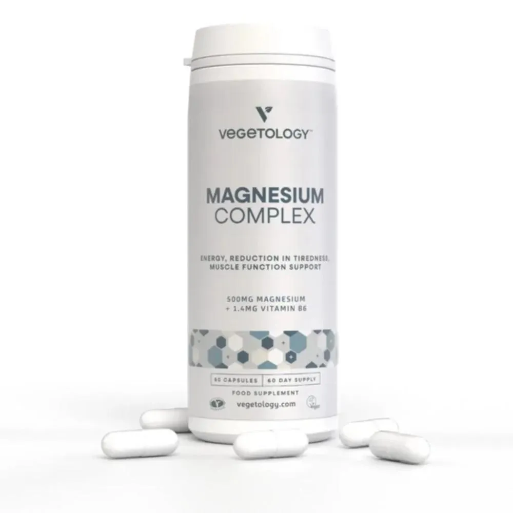 Vegetology Magnesio Complex Vitamina B6, 60 cápsulas