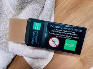 Incognito Lujoso jabón protector con citronela (100 g) - no huele a insectos molestos