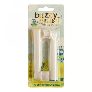 Jack n Jill Cabezales de recambio para cepillo eléctrico Buzzy Brush (2 uds.) - para cepillo interactivo con 3 tipos de melodías