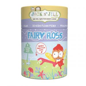 Hilo dental para niños Fairy Floss (30 piezas) - con mango en forma de jirafa