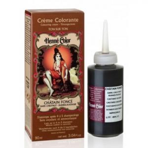 Aderezo de crema fina 90ml Castaño oscuro