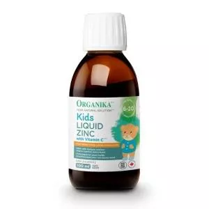Organika Kids Liquid Zinc con vitamina C para niños, 100 ml