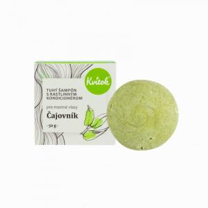 Champú con acondicionador para cabellos grasos Tea Tree XXL (50 g) - con queratina vegetal