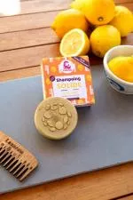 Lamazuna Champú sólido para cabellos rubios y claros - limón (70 g)