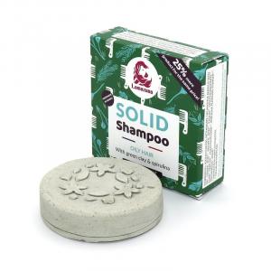 Champú sólido para cabellos grasos con arcilla verde y espirulina (70 g)