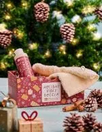 laSaponaria Pack de regalo Holiday Vibes - gel de ducha y guantes exfoliantes