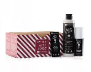 laSaponaria Pack de regalo Holiday Vibes - para hombres - suero para la piel y ducha 2en1