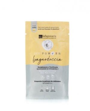 Gel de ducha energizante en polvo - mandarina y vitamina C (25 g)