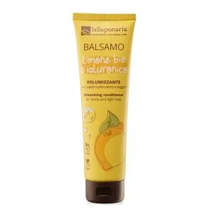 laSaponaria Acondicionador ligero para el volumen del cabello con limón y ácido hialurónico 150 ml