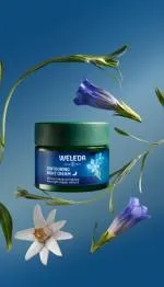 Weleda Crema lifting de noche Genciana azul y Hamamelis alpina