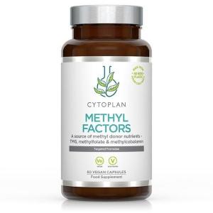 FACTORES METÍLICOS - B1 Betaína B2 B6 Ácido fólico (L-metilfolato) Vitamina B12 y Zinc, 60 cápsulas