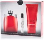 Montblanc Legend Red EDP 100 ml + EDP MINI 7,5 ml + SG para cuerpo y cabello 100 ml M