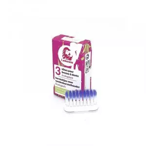 Lamazuna Cabezal de recambio para cepillo de dientes extra suave 3 uds.
