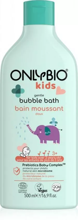 OnlyBio Espuma de baño suave para niños a partir de 3 años (500 ml)