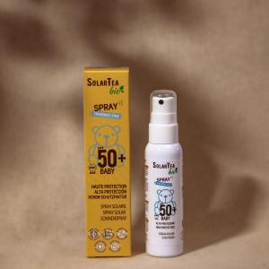 Spray solar para niños FPS 50 (100 ml) sin perfume