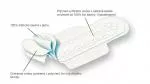 Organyc Plantillas Maxi Slip (20 unidades) - 100% algodón biológico, extendidas, 2 gotas