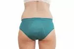 Pinke Welle Bragas Menstruales Azure Bikini - Mediana - Mediana y la menstruación ligera (M)