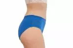 Pinke Welle Bragas Menstruales Bikini Azul - Azul Medio - htr. y menstruación ligera (S)