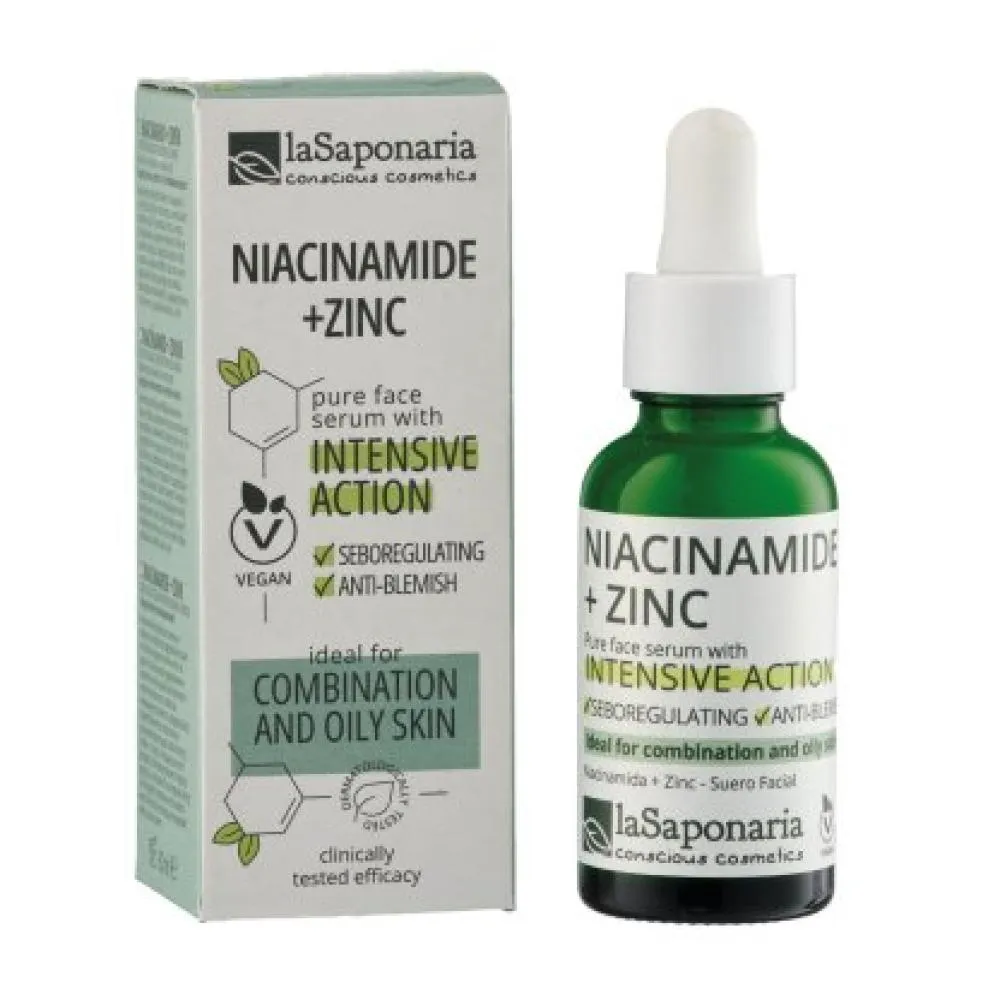 laSaponaria Suero Facial - Niacinamida Zinc (30 ml)