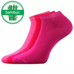 Lonka Calcetines de bambú mezcla rosa