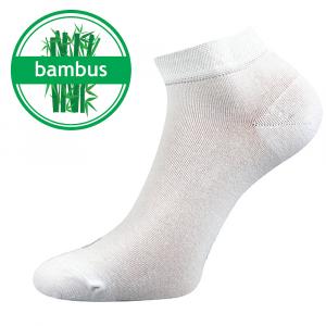 Calcetines de bambú bajos blancos