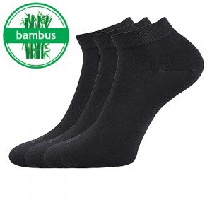 Calcetines bajos de bambú gris oscuro