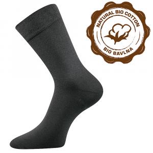 Calcetines de algodón BIO gris oscuro