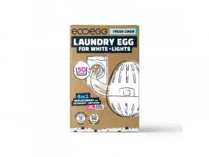 Ecoegg Huevo de lavado para ropa blanca para 50 lavados algodón fresco