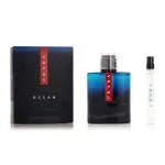 Prada Luna Rossa Ocean EDT recargable 100 ml + EDT MINI 10 ml M