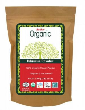 Tratamiento a base de plantas BIO (100 g) - Hibiscus - contra el encanecimiento y la caída del cabello