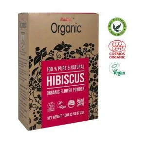 Radico Tratamiento a base de plantas BIO (100 g) - Hibiscus - contra el encanecimiento y la caída del cabello