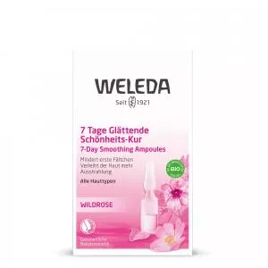 Weleda Aceite facial de rosa en ampollas - Tratamiento alisador 7 días 7pcs 6ml