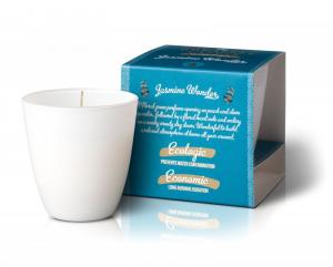 Vela perfumada en vidrio (130 g) - jasmine miracle