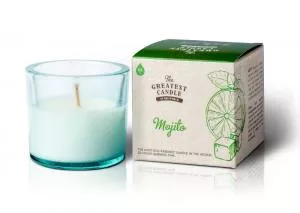 The Greatest Candle in the World Vela perfumada en vidrio (75 g) - mojito