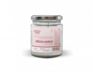 The Greatest Candle Vela de residuo cero en vidrio (120 g) - madera y especias - dura aprox. 30 horas