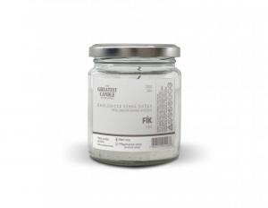 The Greatest Candle Vela de vidrio de residuo cero (120 g) - higo - dura aprox. 30 horas