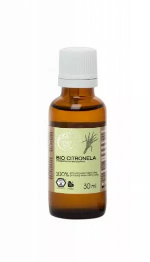 Tierra Verde Aceite esencial de citronela BIO (30 ml) - fuerte efecto repelente