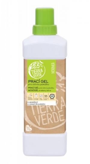 Gel para lavar la ropa para pieles sensibles (1 l) - ideal para personas con eczema, alergias y niños